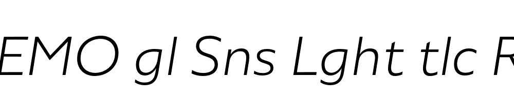 FSP DEMO gl Sns Lght tlc Regular