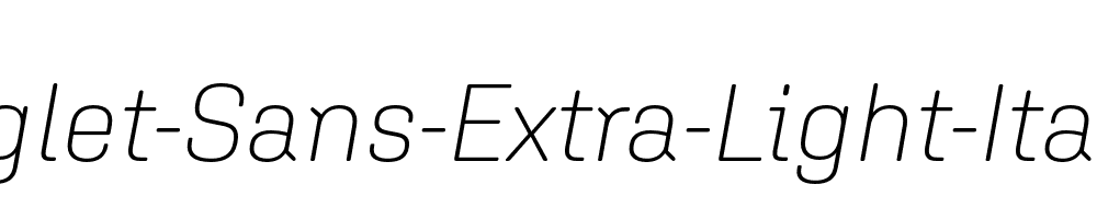 Aglet-Sans-Extra-Light-Italic