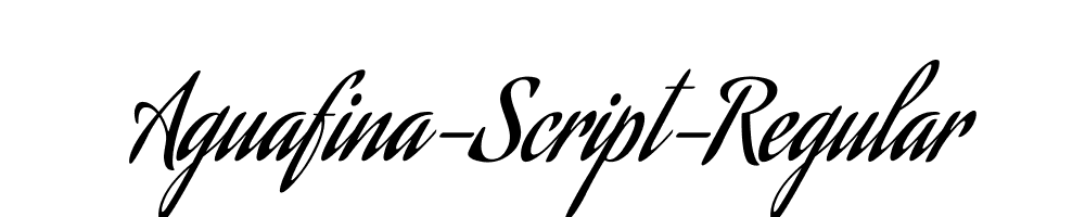 Aguafina-Script-Regular