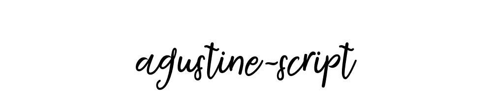 Agustine Script