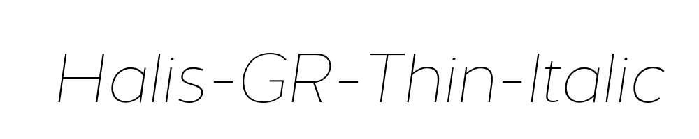 Halis-GR-Thin-Italic