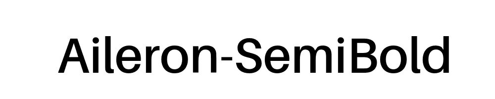 Aileron-SemiBold