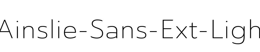 Ainslie-Sans-Ext-Light