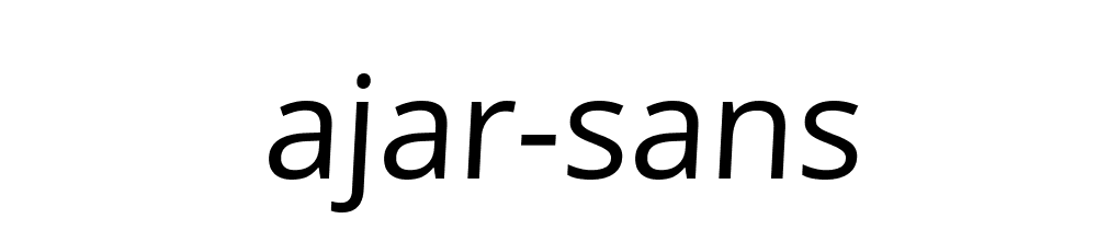 Ajar Sans