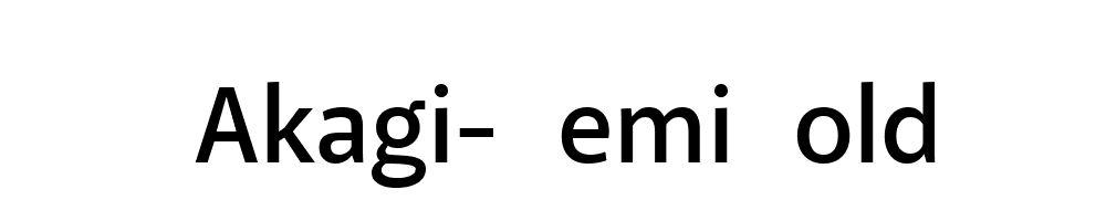 Akagi-SemiBold