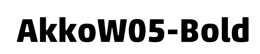 AkkoW05-Bold