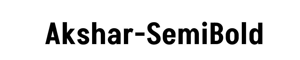 Akshar-SemiBold