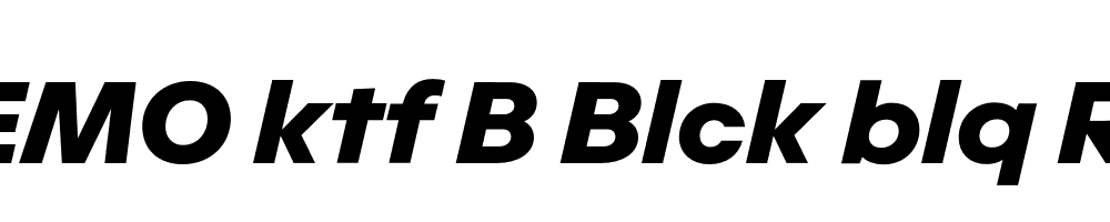 FSP DEMO ktf B Blck blq Regular