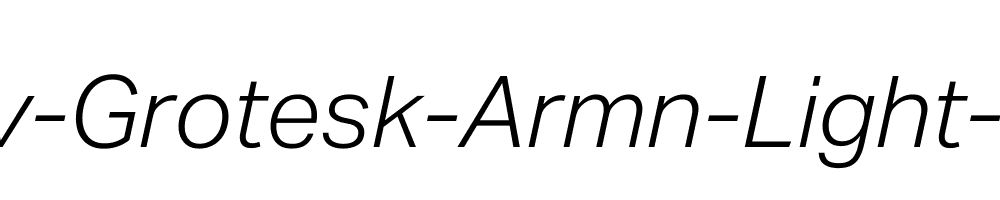 Aktiv-Grotesk-Armn-Light-Italic