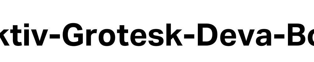 Aktiv-Grotesk-Deva-Bold