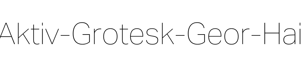 Aktiv-Grotesk-Geor-Hair