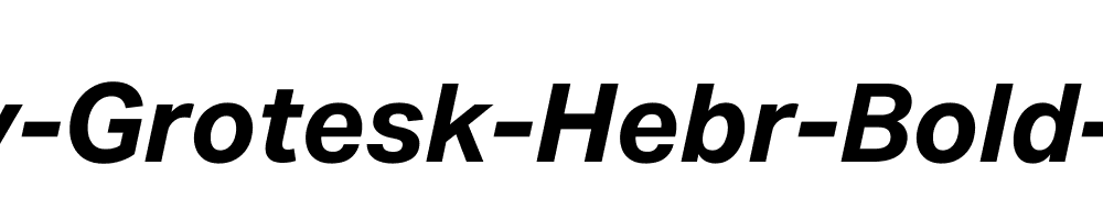 Aktiv-Grotesk-Hebr-Bold-Italic