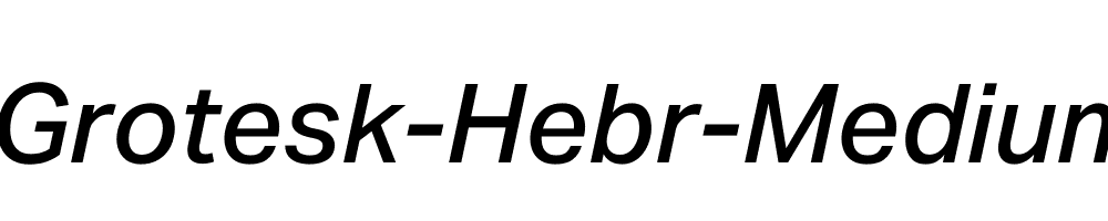 Aktiv-Grotesk-Hebr-Medium-Italic