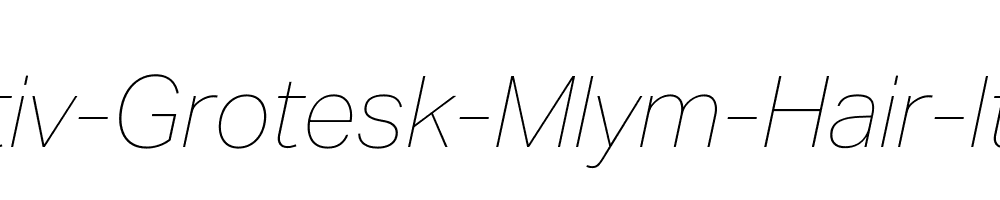 Aktiv-Grotesk-Mlym-Hair-Italic