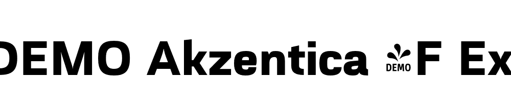  DEMO Akzentica 4F ExtraBold Regular