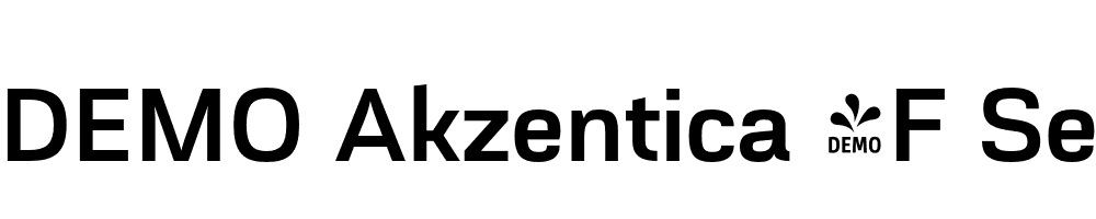  DEMO Akzentica 4F SemiBold Regular