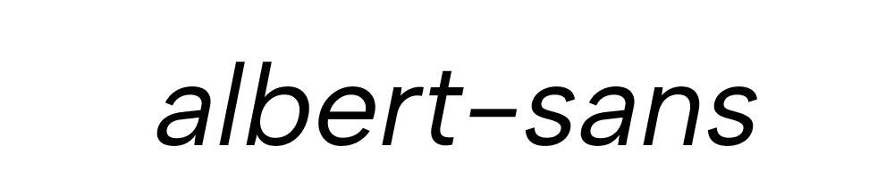 Albert Sans