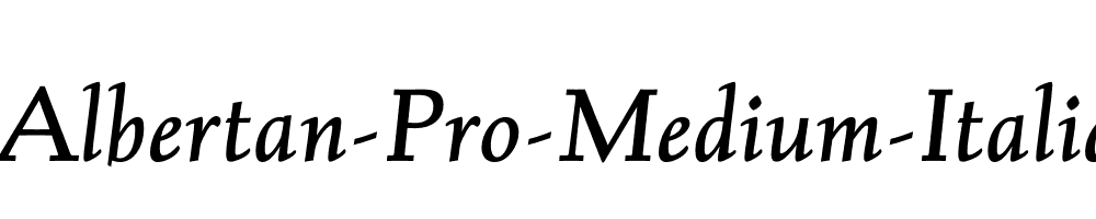 Albertan-Pro-Medium-Italic