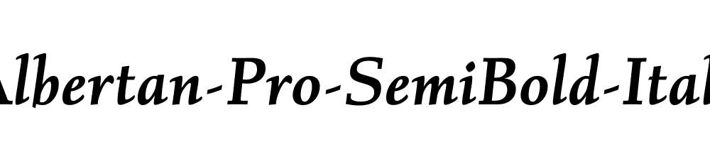 Albertan-Pro-SemiBold-Italic