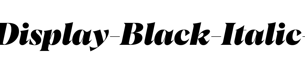 Albra-Display-Black-Italic-TRIAL