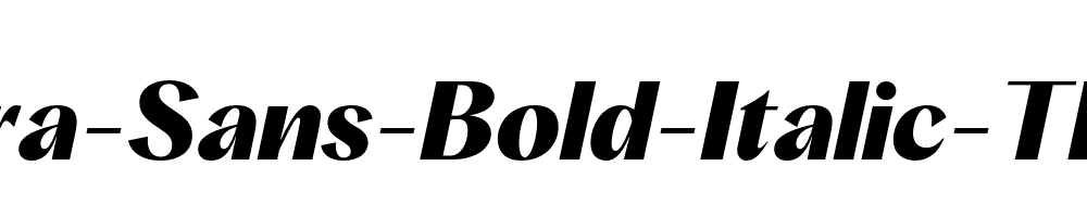 Albra-Sans-Bold-Italic-TRIAL