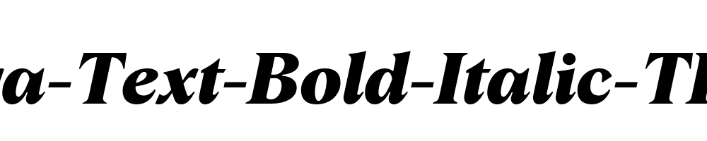 Albra-Text-Bold-Italic-TRIAL