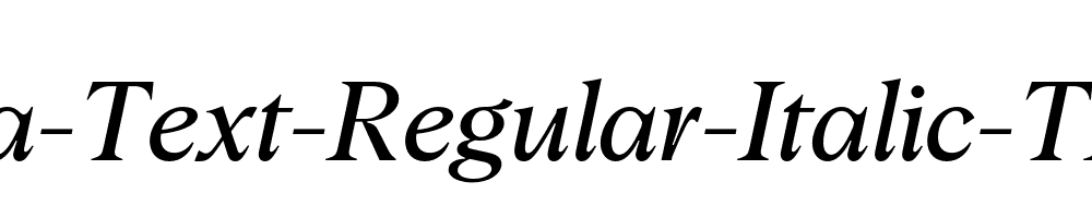 Albra-Text-Regular-Italic-TRIAL