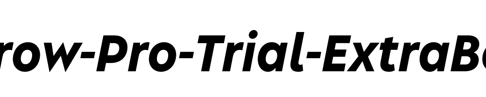 Albula-Narrow-Pro-Trial-ExtraBold-Oblique