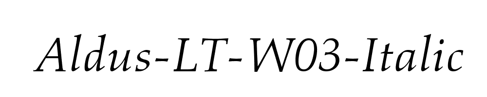 Aldus-LT-W03-Italic