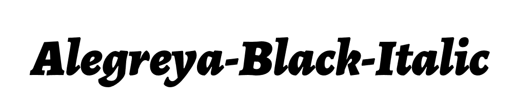 Alegreya-Black-Italic