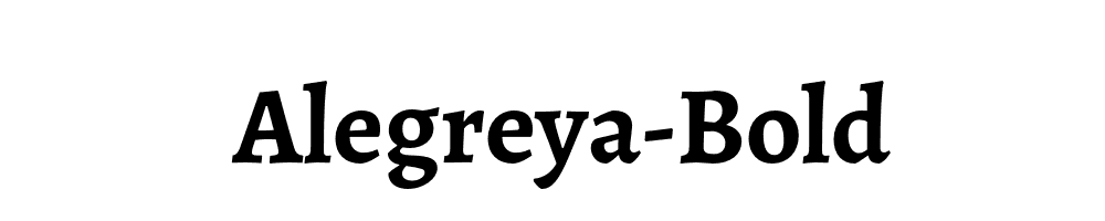 Alegreya-Bold