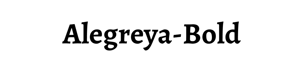 Alegreya-Bold