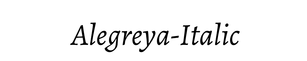 Alegreya-Italic