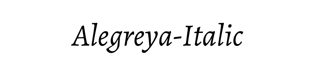 Alegreya-Italic