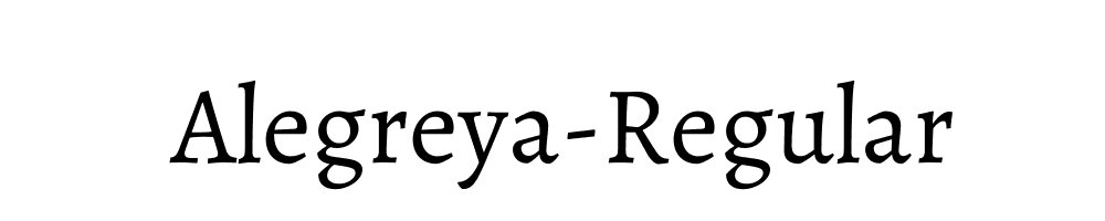 Alegreya-Regular