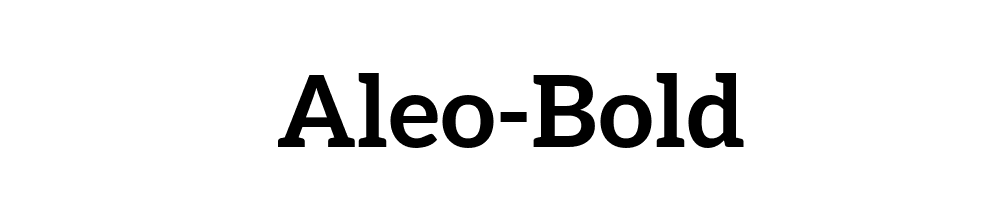 Aleo-Bold