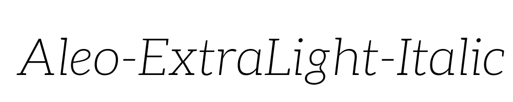 Aleo-ExtraLight-Italic