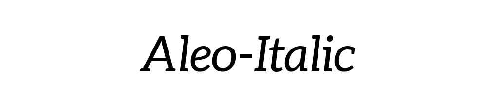 Aleo-Italic