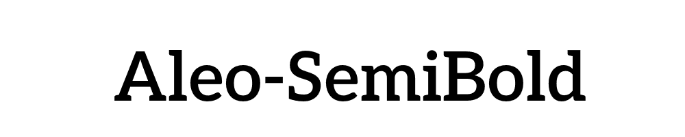 Aleo-SemiBold