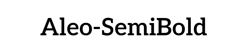 Aleo-SemiBold