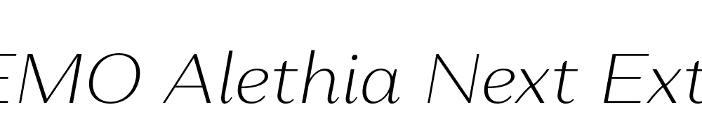 FSP DEMO Alethia Next ExtLt Italic