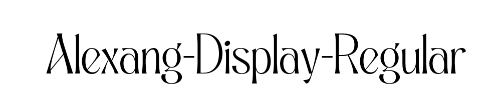 Alexang-Display-Regular