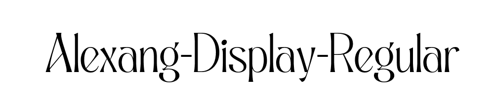 Alexang-Display-Regular