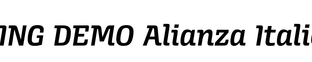  DEMO Alianza Italic 600 600