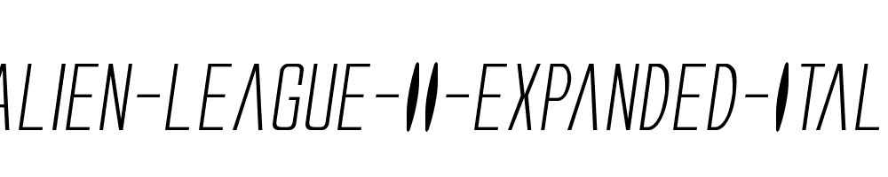 Alien-League-II-Expanded-Italic