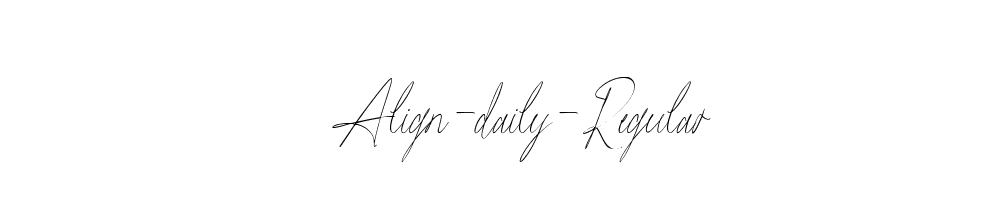 Align-daily-Regular