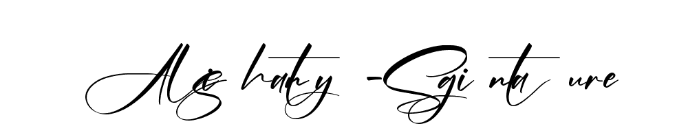 Alishanty-Signature