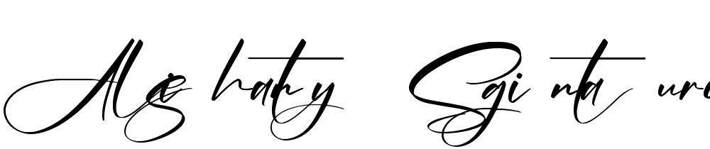 Alishanty Signature