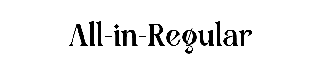 All-in-Regular