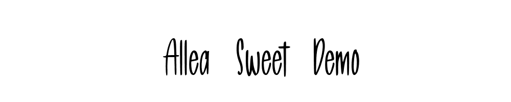 Allea-Sweet-Demo